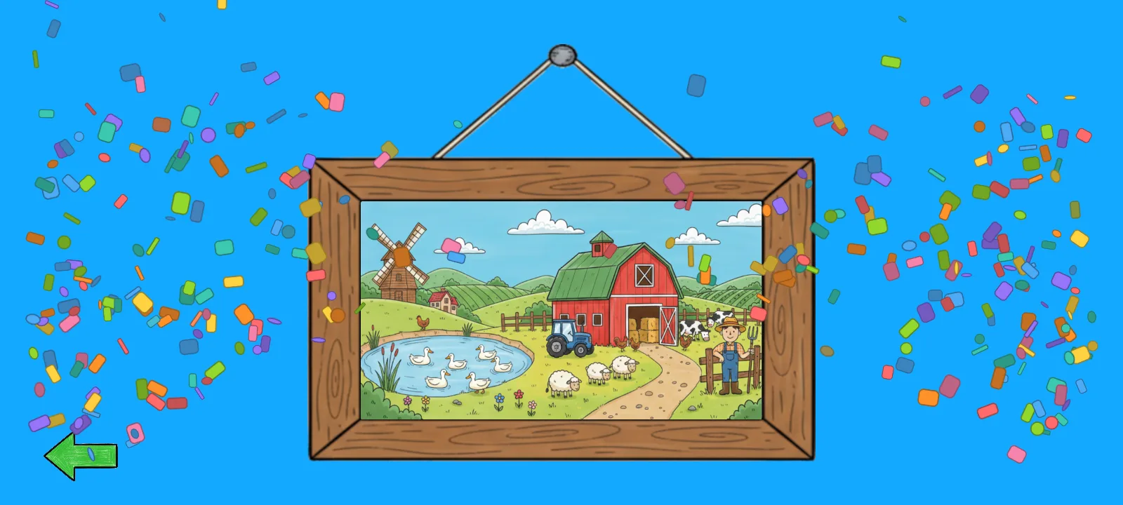 A finished jigsaw